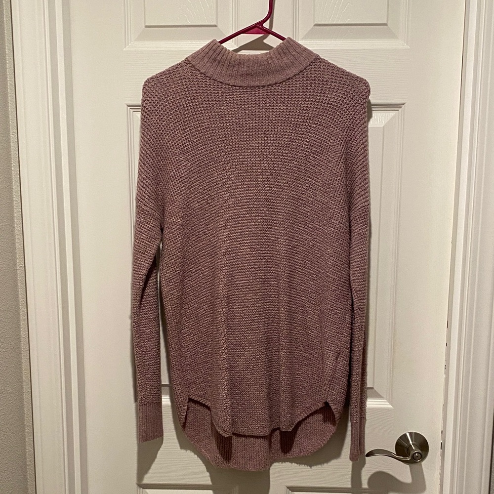 American Eagle Outfitters Mauve Turtleneck Sweater